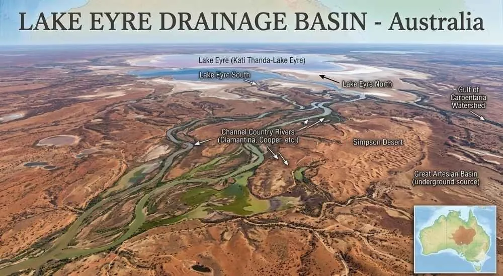 Lake Eyre Basin Rivers and the Drainage System Explained