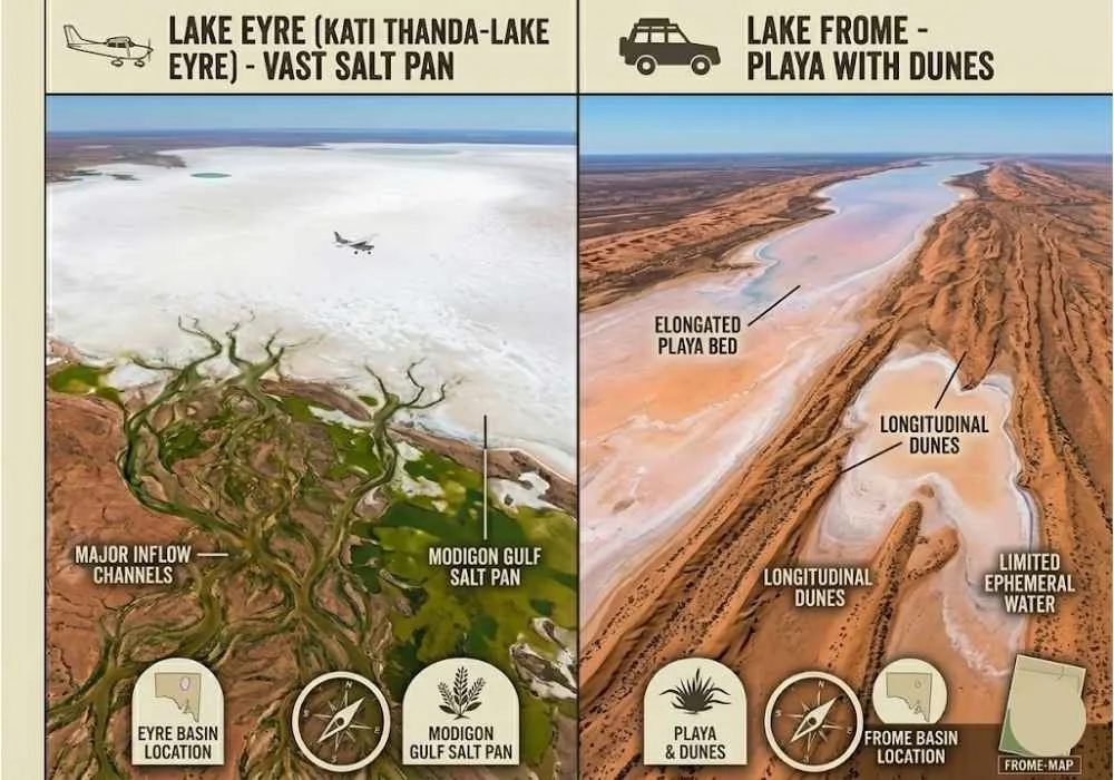 Lake Eyre vs Lake Frome: Which Salt Lake Is Worth Your Trip?