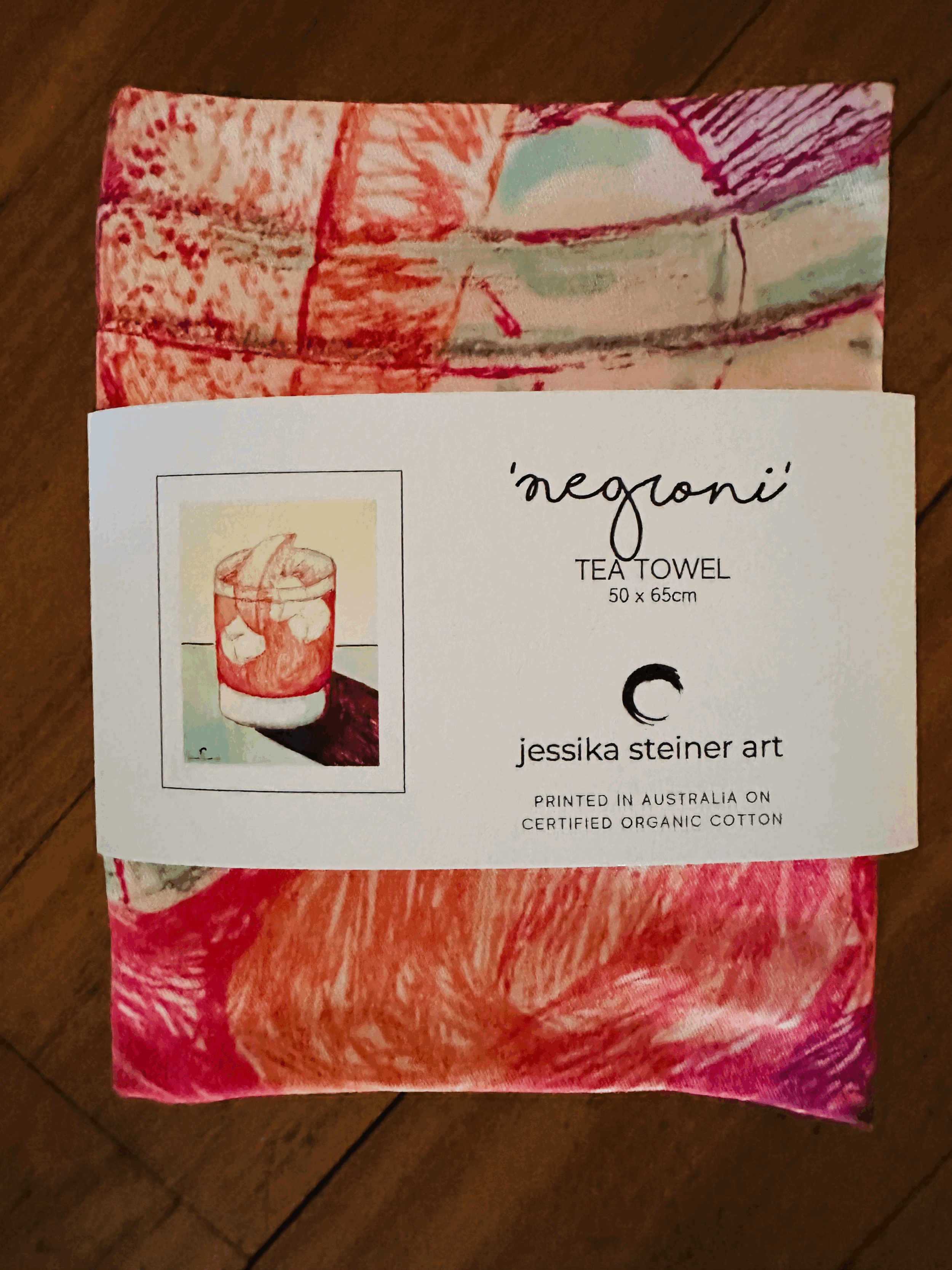 Naomi's Negroni Tea Towel
