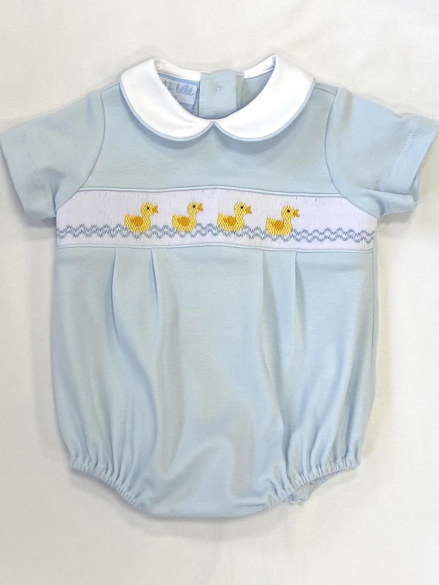 Petit Bebe Carter Light Blue Knit Bubble main image 1