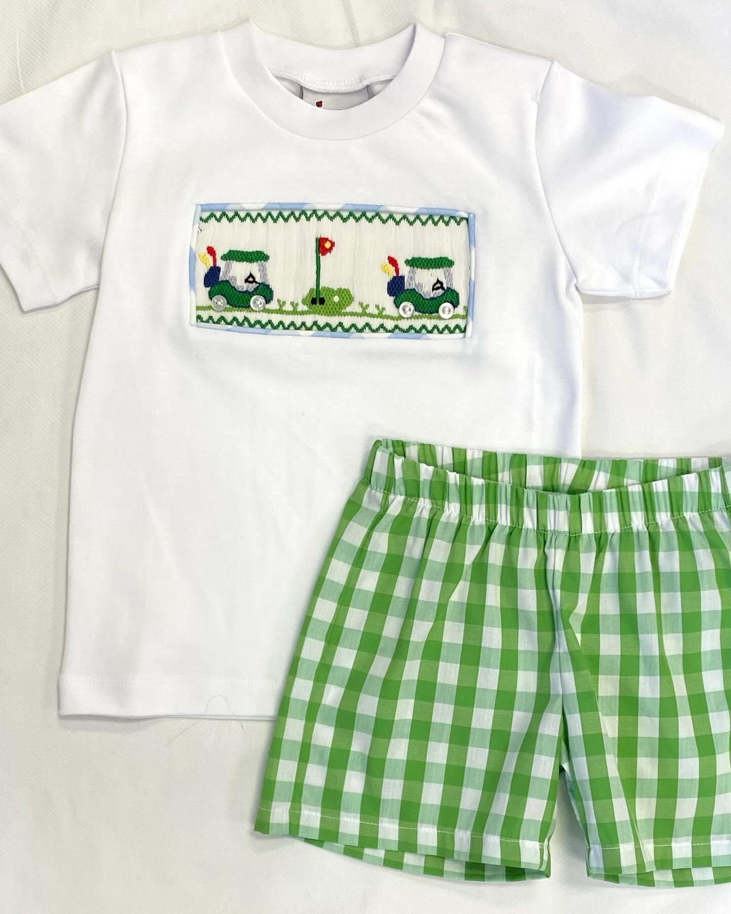 We are &ldquo;Masters Ready&rdquo;! Are you?
.
.
#childrensshop #childrensshopatl #mastersready #augustanational #smocking #kidsgolf