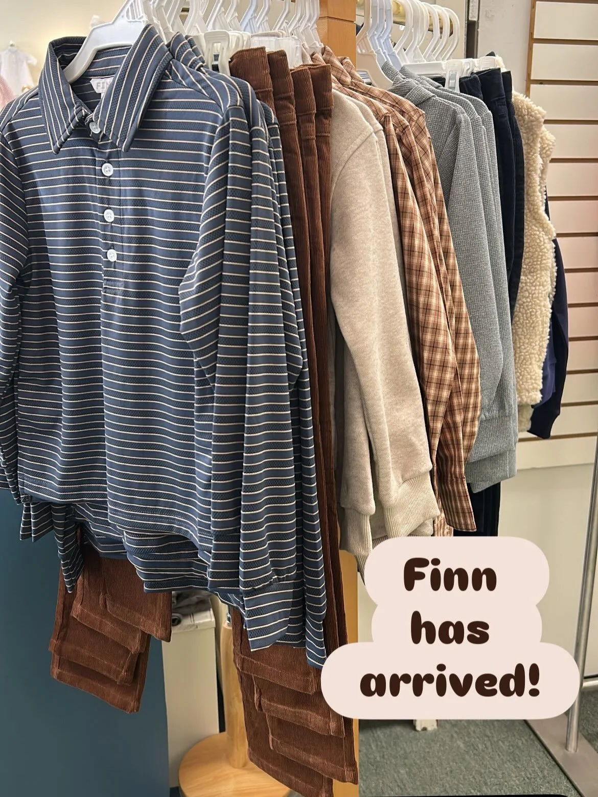 We are so happy to announce that Finn has arrived! We love this new boy line! Great looking pieces for Fall.. great colors and looks for boys!
.
.
#childrensshop #childrensshopatl #boysclothes #shoplocal #shopsmall
