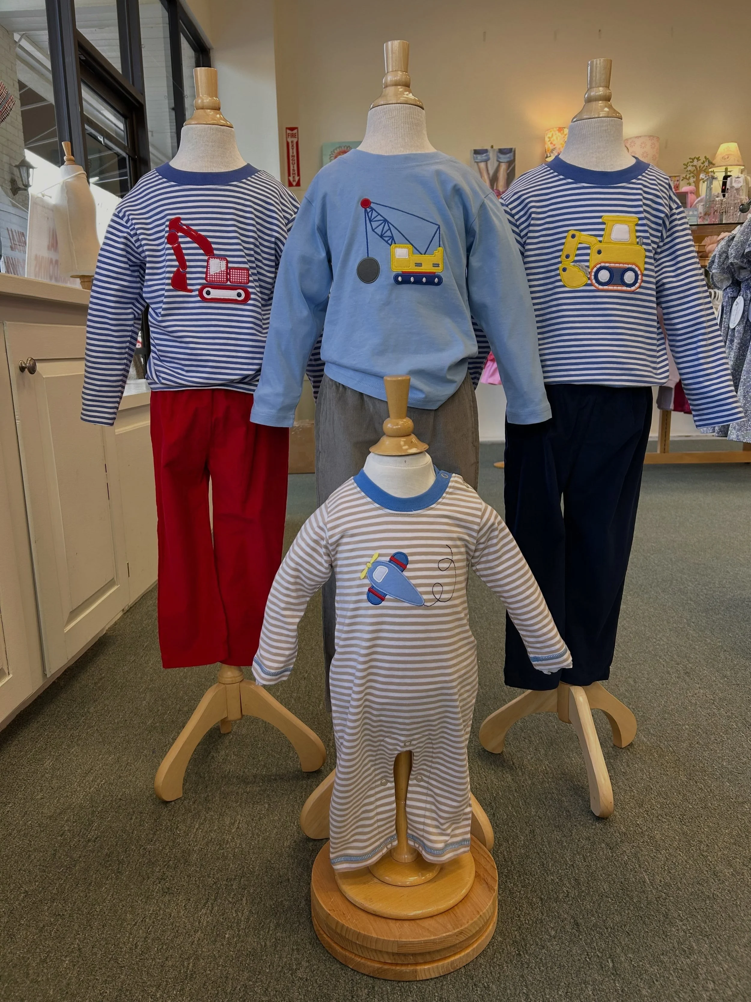 It&rsquo;s all about the BOYS! Luigi kids tees are every Mom&rsquo;s favorite! Super cute and super cozy-all with his favorite things&hellip; cars, diggers, dinos and more!
,
,
#childrensshop #childrensshopatl #luigikids #boymoms #shoplocal