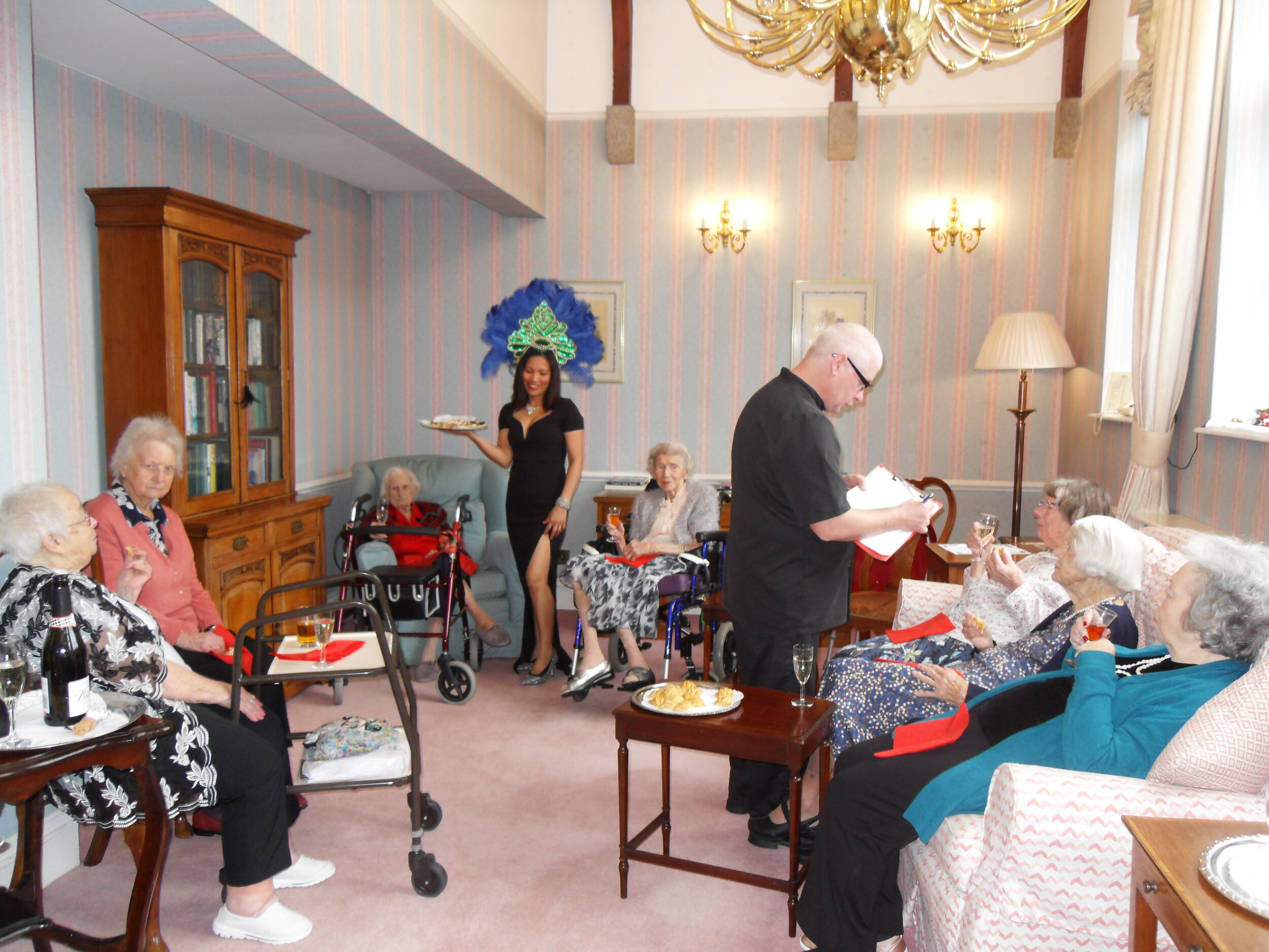 Champagne and Canapes