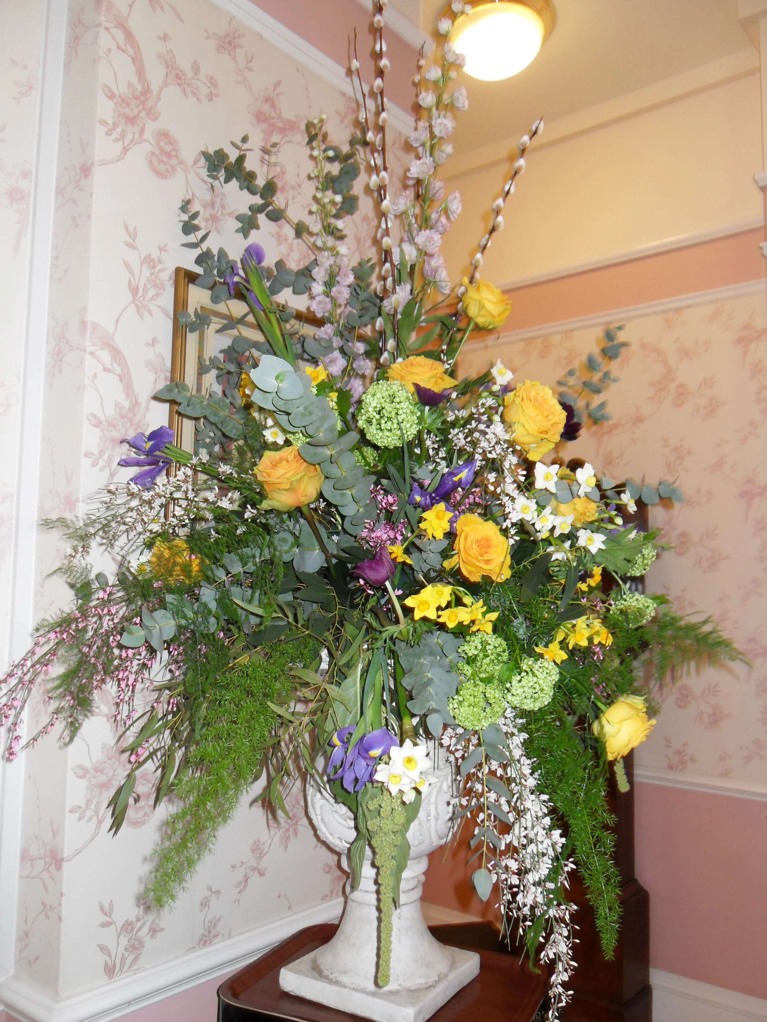 Beautiful flowers from the late Mrs Chesterfield