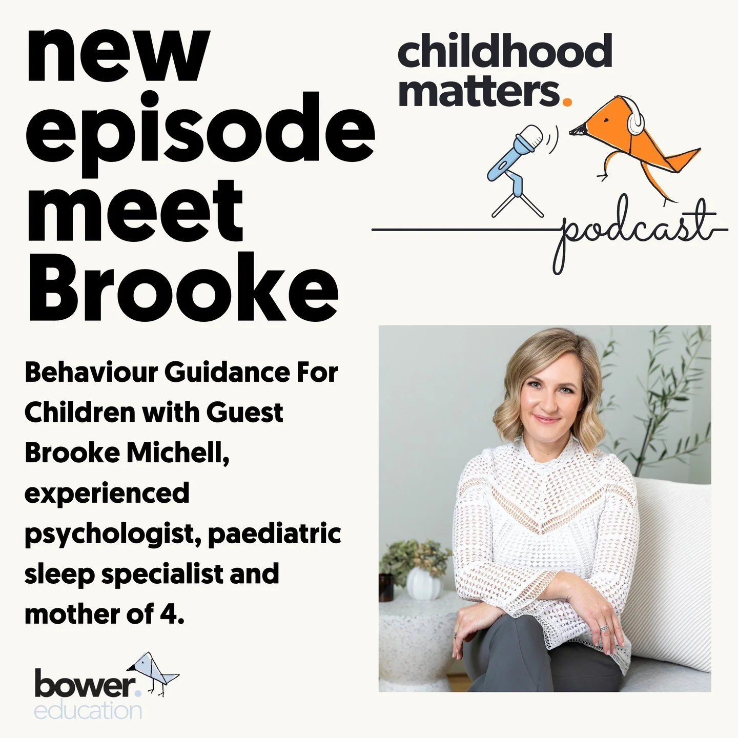 In this episode, we dive into the world of effective behaviour guidance for children. Join us as we chat with expert, Brooke Michelle about positive parenting techniques, setting healthy boundaries, and fostering a nurturing environment at home. Tune