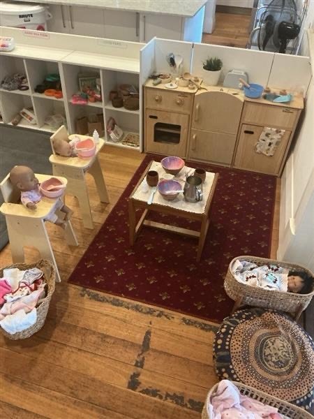 Our nursery children have been deeply engaged in exploring their new home corner environment&mdash;an inviting space thoughtfully designed to provoke curiosity, connection, and imagination. 🏡✨
This rich role play environment allows opportunities, wh