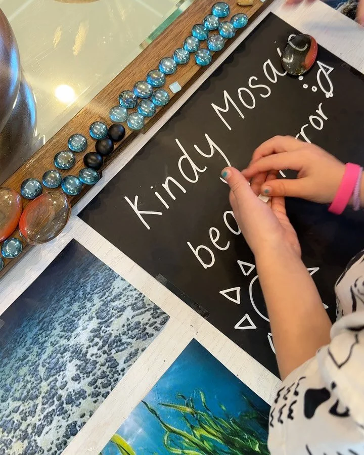 Our Kindy mosaic project continues to grow ✨ 
Watch this old wardrobe mirror be brought back to like🪞
.
.
.
#recycledproject #mosaic #ashgrovehouse #bowereducation #prospectrd