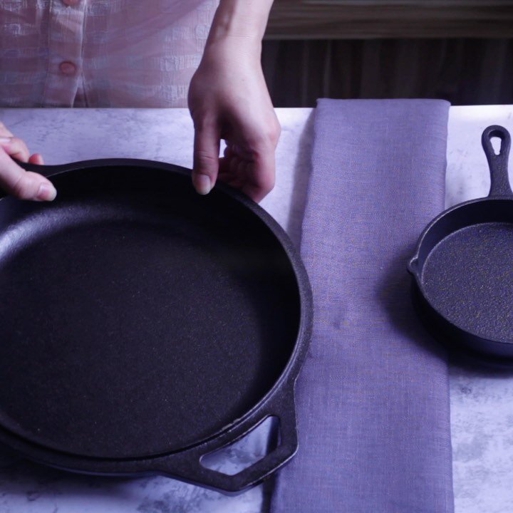 | BE WELL l Healthy Living l Cook &lt;Kitchen Guide&gt; Enjoy a leisurely afternoon with me while I season my new cast iron skillet and show you how it can be done effortlessly.

There are many benefits to cooking with cast iron.  We care for cast ir