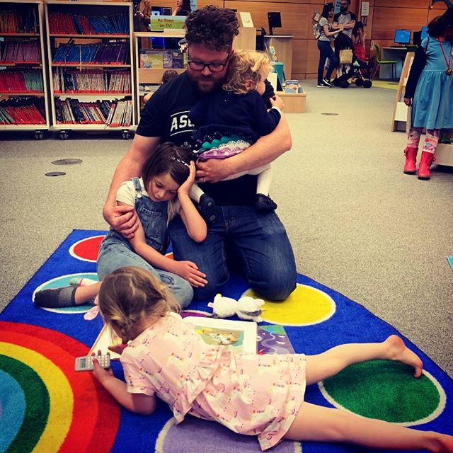 Happy Place. #authorlife #writersofinstagram #authorsofinstagram #instadad #instakids #libraries #readingtime #readingtokids #happyplace