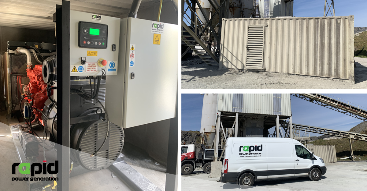 New Bespoke 450kVA DC13 Scania Open Skid Chassis Generator.