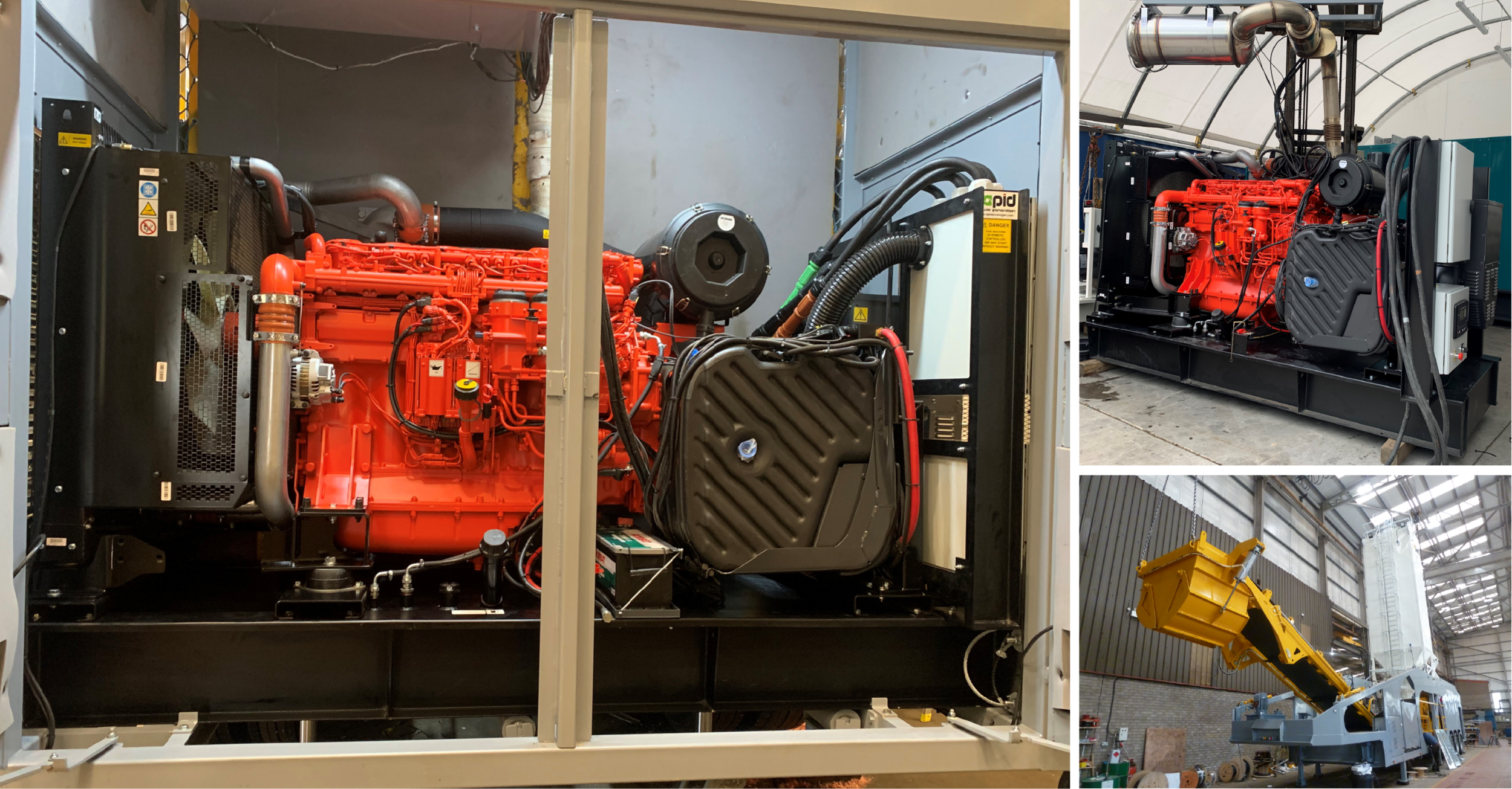 New Bespoke Scania DC13 Tier 4 Final Generator for Rapidmix 600 Mobile Continuous Mixing Plant.