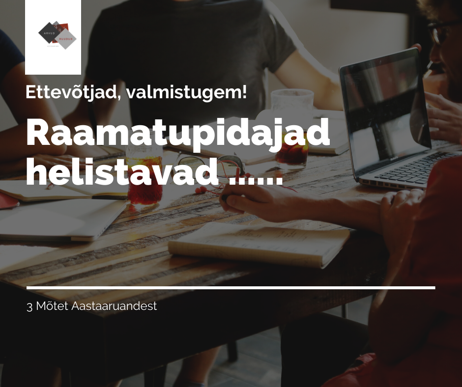 Majandusaasta aruanne!
