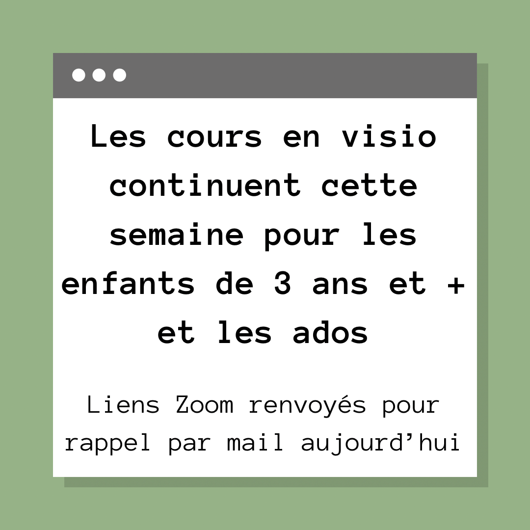 Semaine du 25 janvier 2021...