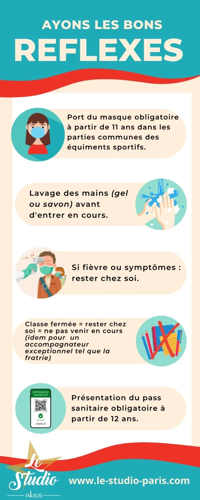 Rappel : Ayons les bons reflexes !