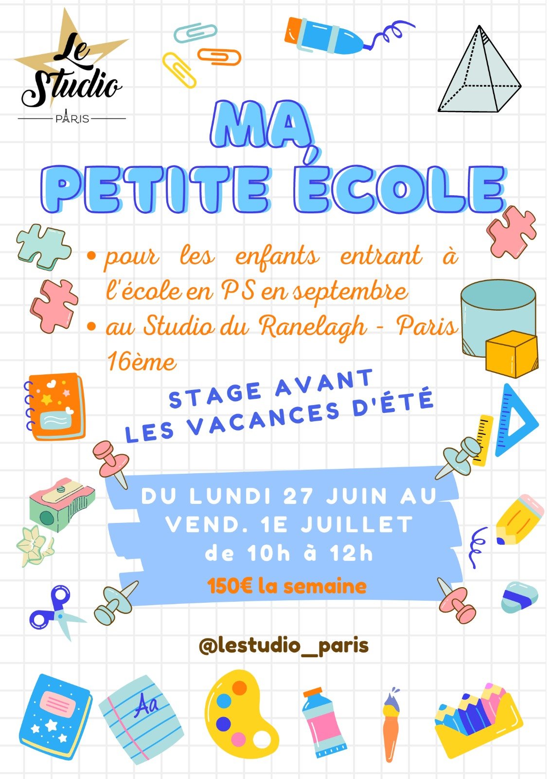 Stage MA PETITE ECOLE