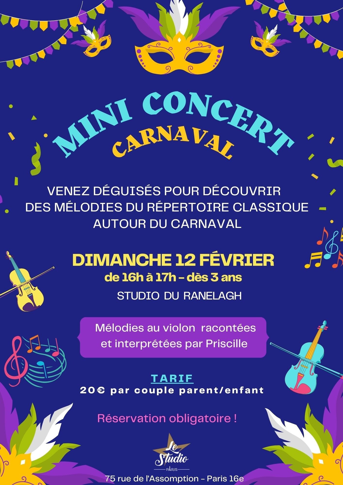 Un Mini Concert sous le signe du Carnaval