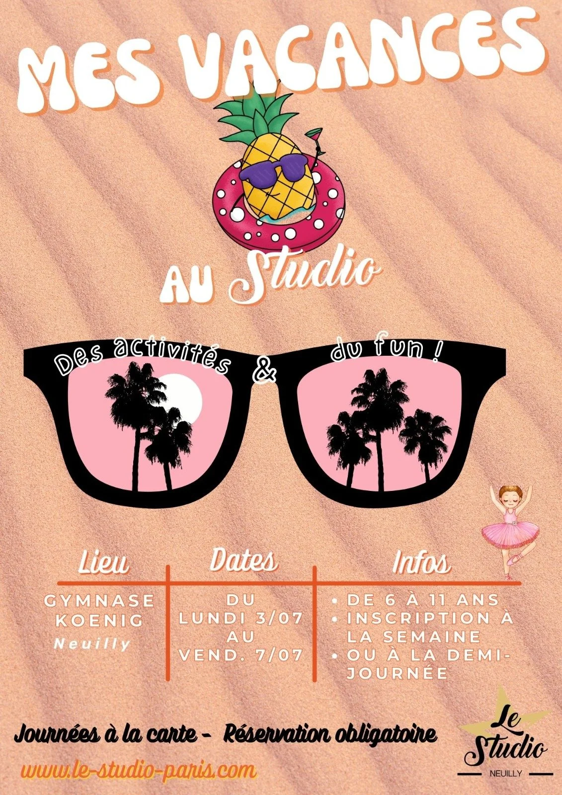 Mes vacances au Studio Neuilly (Juillet 2023)