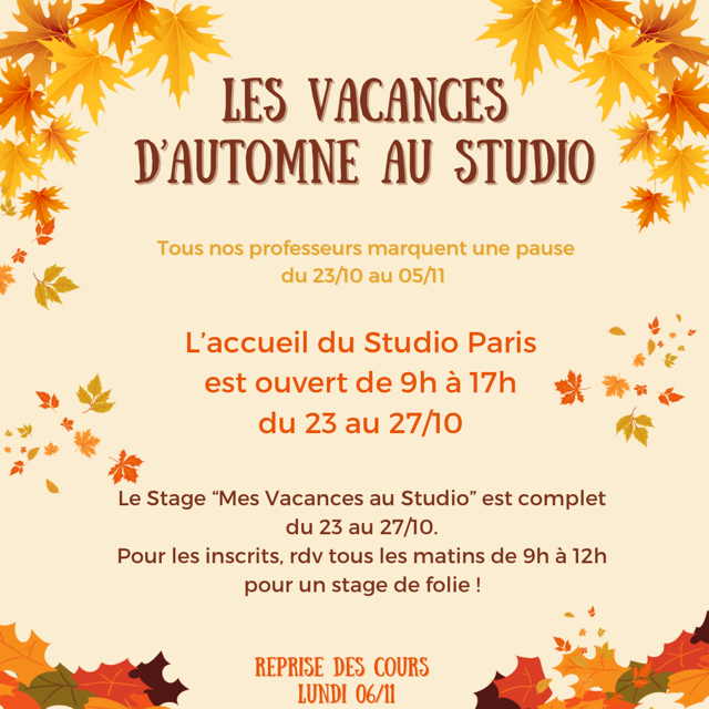 Vacances d'Automne