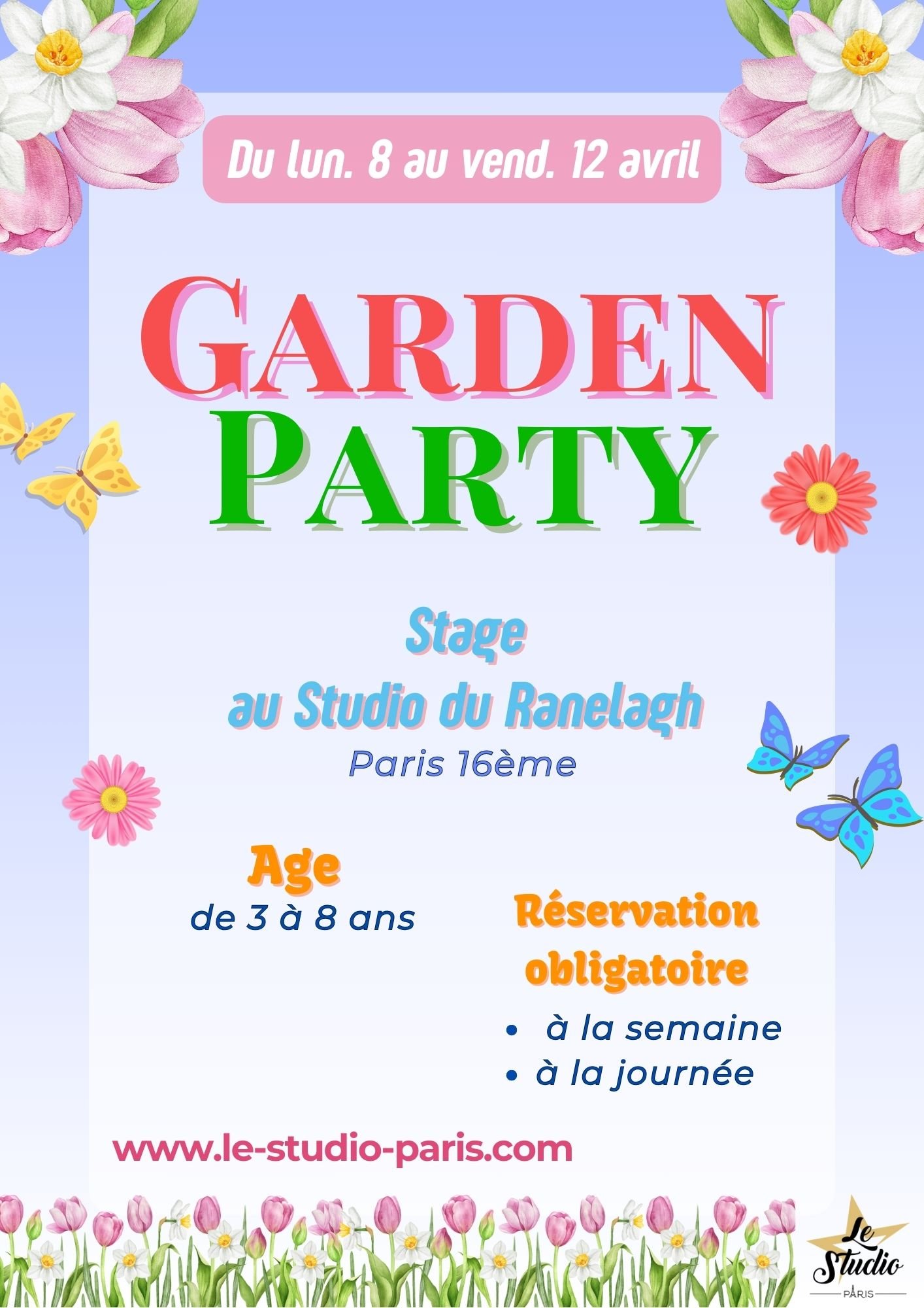 Stage Vacances d'Avril 