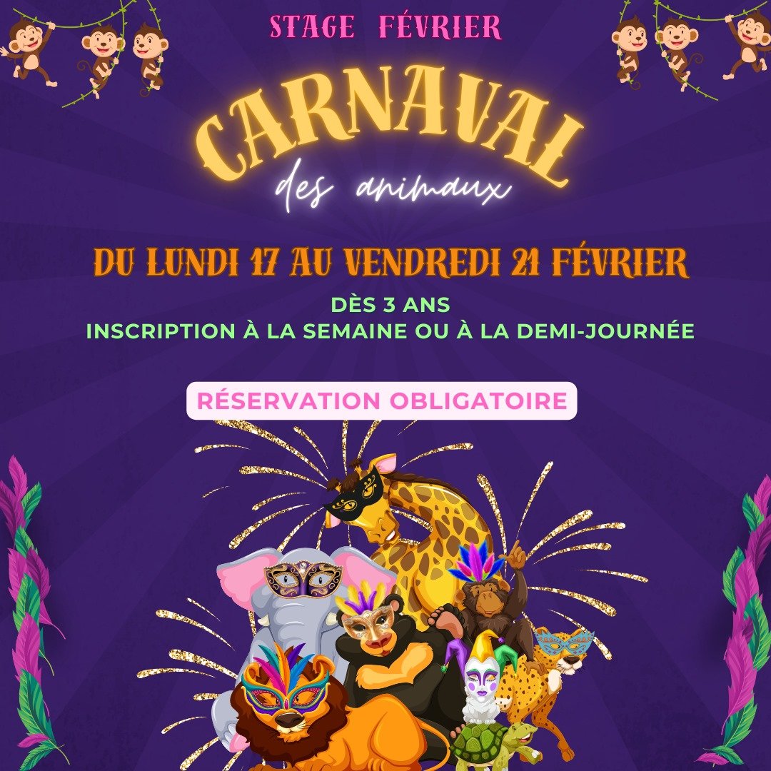 Place au Carnaval pour les Vacances de Février !
