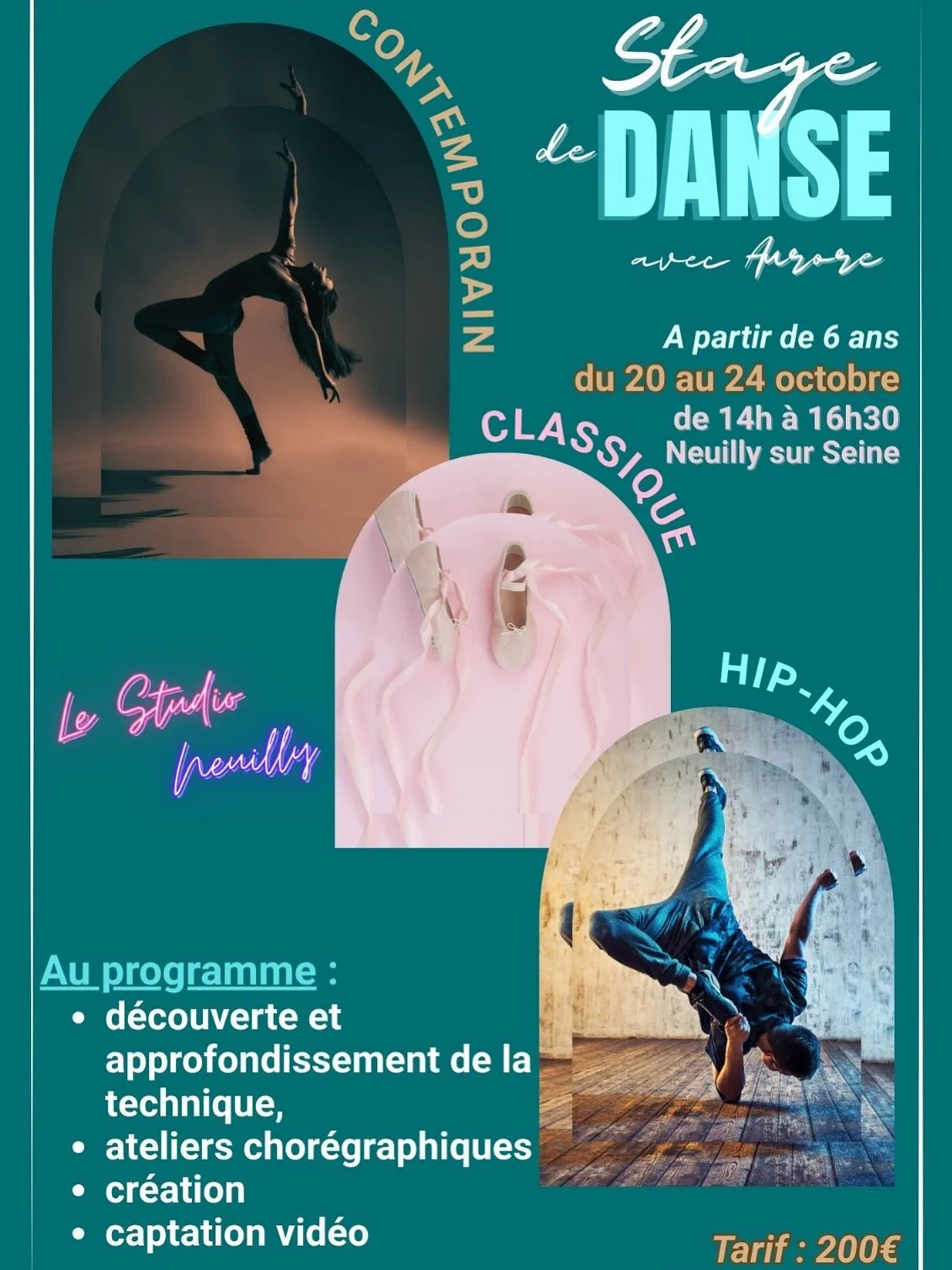 Stage de Danse Neuilly