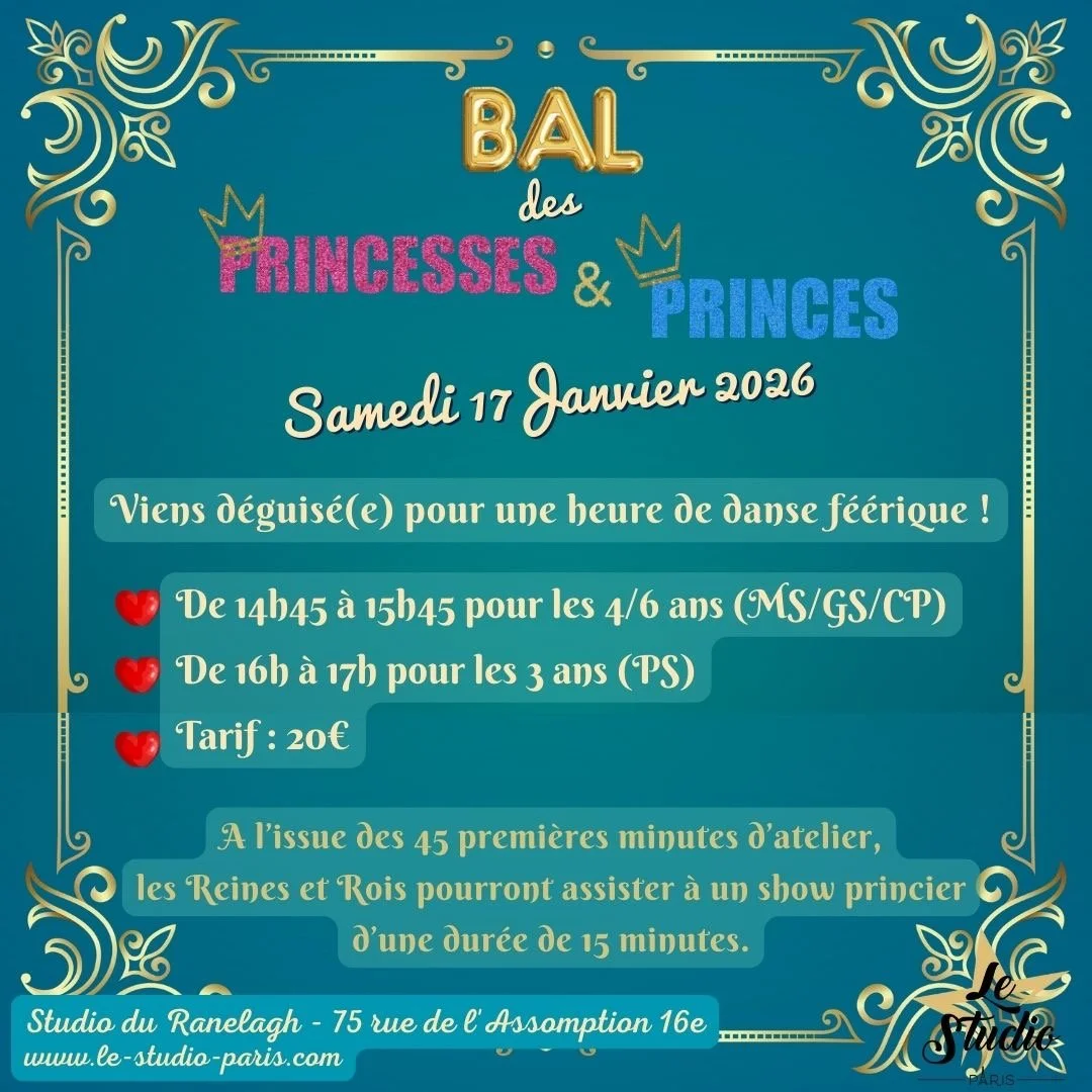 Le Bal des Princes et Princesses à ne pas manquer