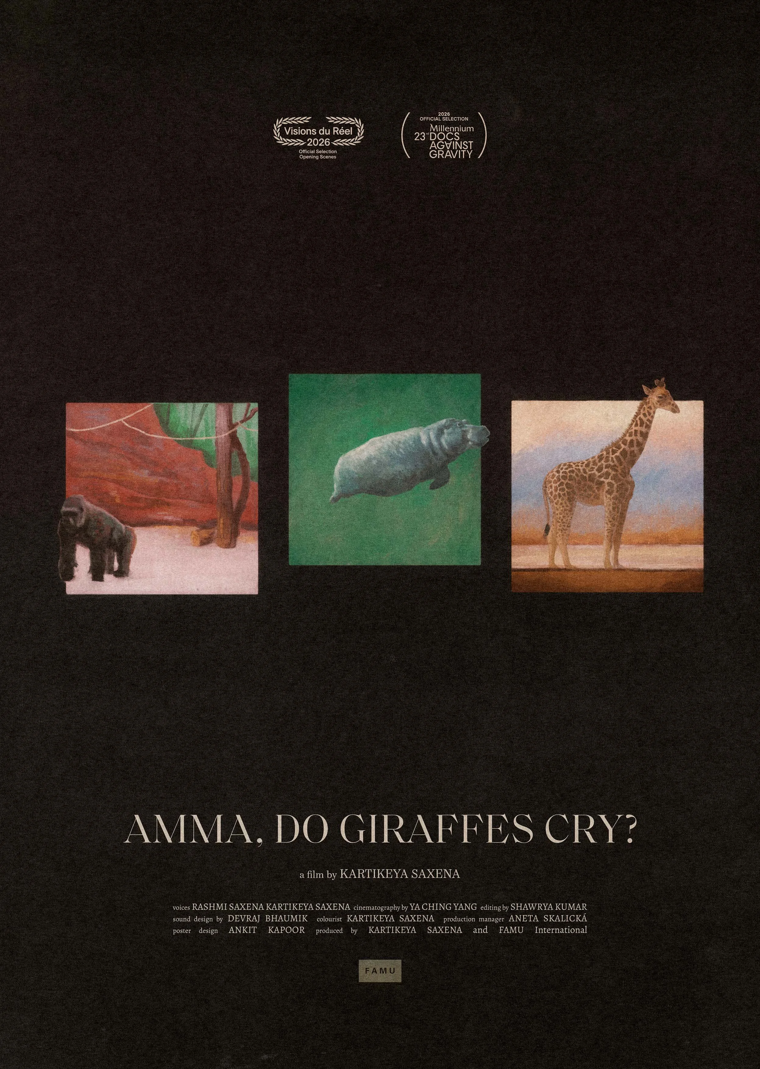 AMMA, DO GIRAFFES CRY?