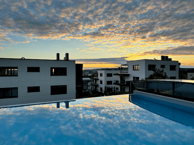 Swimming pool Villa houses Pod Bôrikom