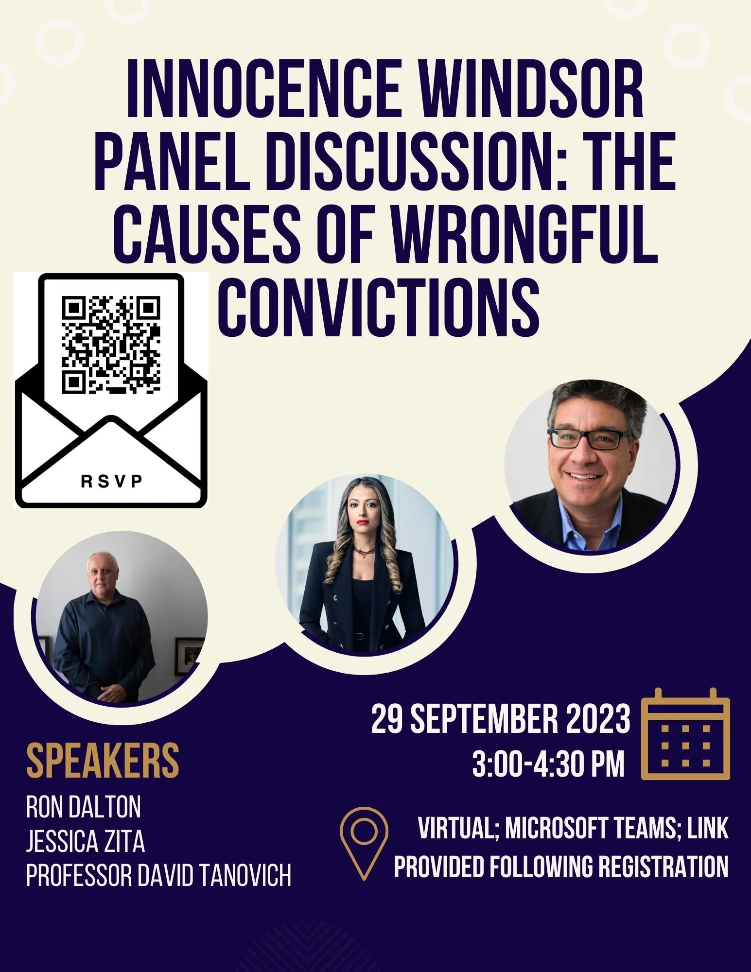 Innocence Windsor Panel Discussion: The Causes of Wrongful Convictions