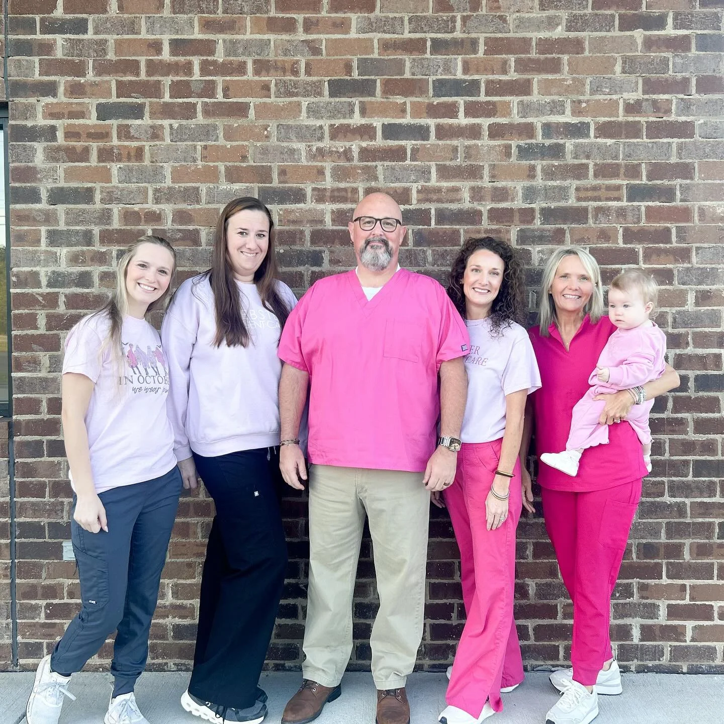 💗 On Wednesdays, we wear PINK! 💗
Our crew is showing support for Breast Cancer Awareness Month by rocking our pink today. 🎀 Early detection saves lives&mdash;don&rsquo;t forget to keep up with your screenings and remind your loved ones too!

We al