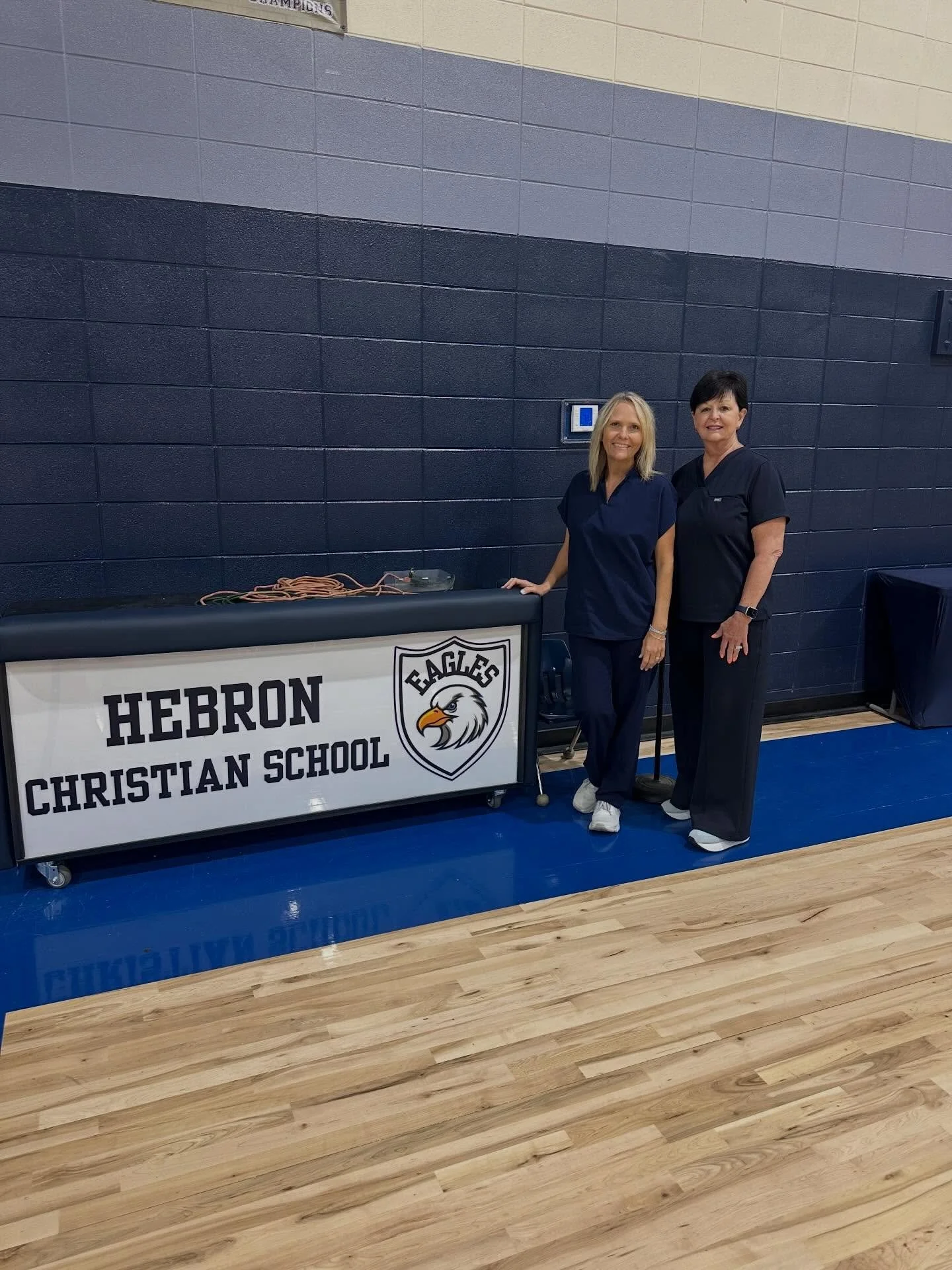 Thanks Heather and Kathy for providing physicals at Hebron Christian School. We're looking forward to a fantastic summer and upcoming year for teachers and students. We appreciate the opportunity to be here for you!
