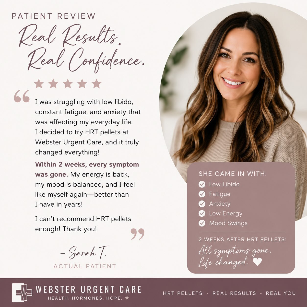 So thankful for the patients who trust us enough to share their experiences and allow us to collect these reviews. 🤍 We are truly so glad to help!
If you&rsquo;ve ever felt like you weren&rsquo;t being heard, your concerns were brushed aside, or you