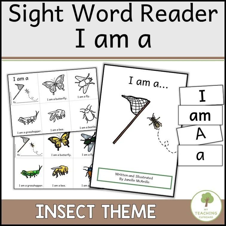 Sight Word Readers INSECT Theme