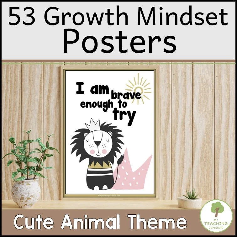Cute Growth Mindset Posters