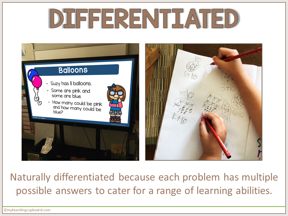 191 Openended Math Problems for First Grade — My Teaching Cupboard