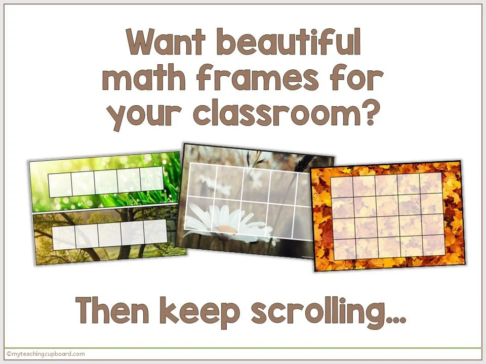 Reggio Inspired Printable Math Frames BUNDLE — My Teaching Cupboard