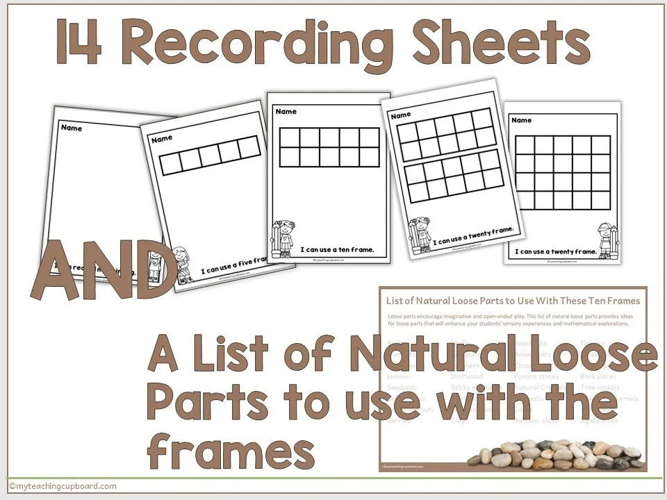 Reggio Inspired Printable Math Frames BUNDLE — My Teaching Cupboard