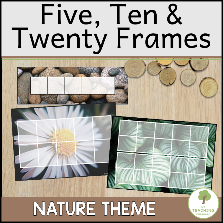Reggio Inspired Printable Math Frames BUNDLE