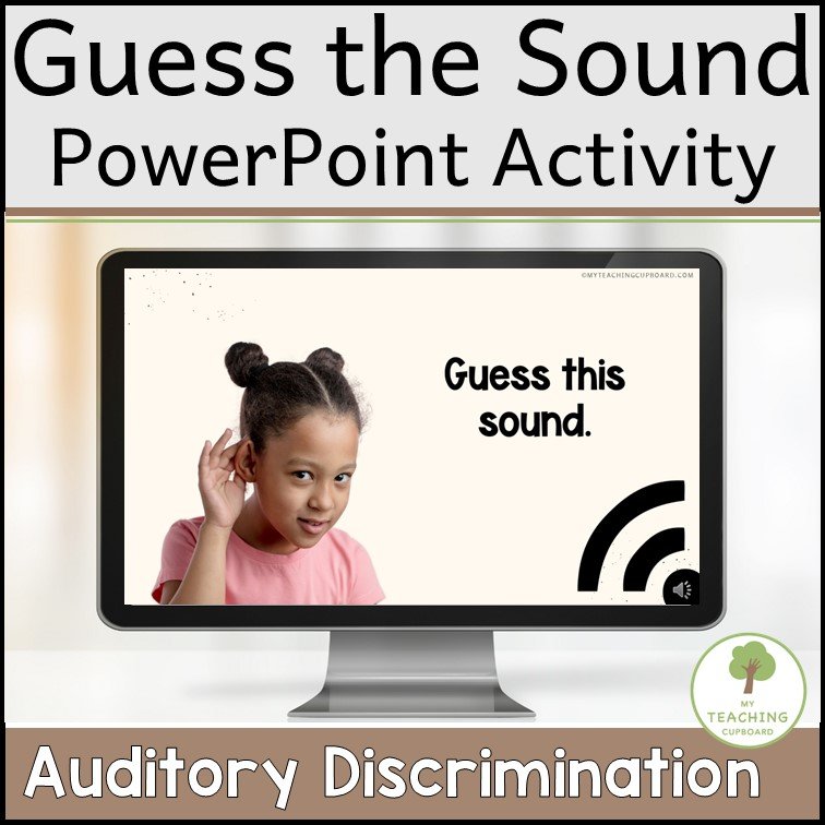 Guess the Sound Listening Activity for Auditory Discrimination