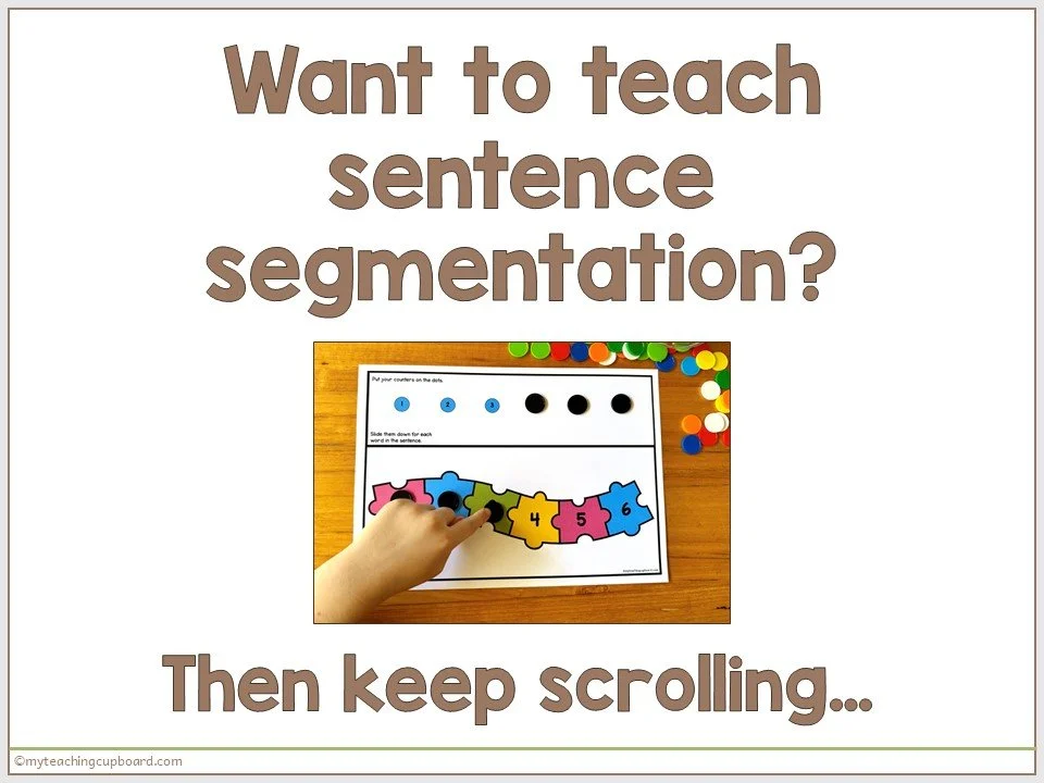 Sentence Segmentation Counting Words in Sentences Activity — My