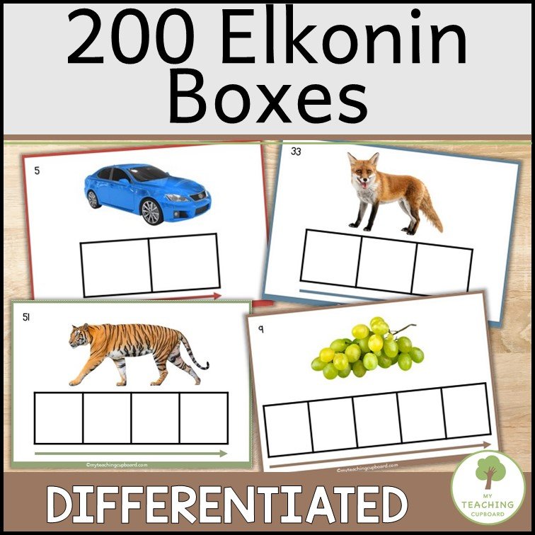 Elkonin Boxes Printable for Blending and Segmenting Phonemes
