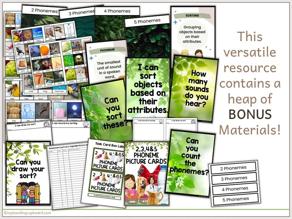 Hand2mind® Elkonin Box Magnetic Dry‑Erase Board Set - 8 Boards + Guide