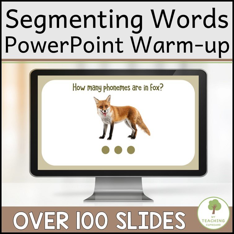 Segmenting Words PowerPoint Lesson