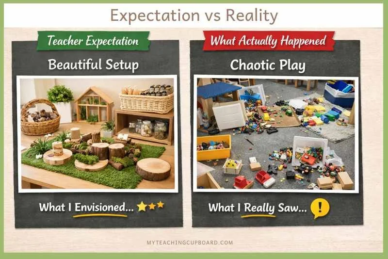 expectation vs reality in play based learning