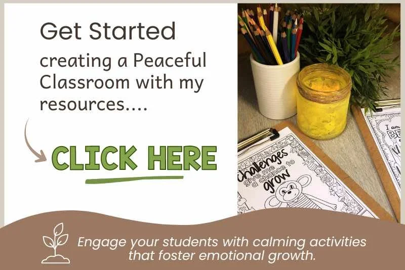 social and emotional resources to create a peaceful classroom learning environment