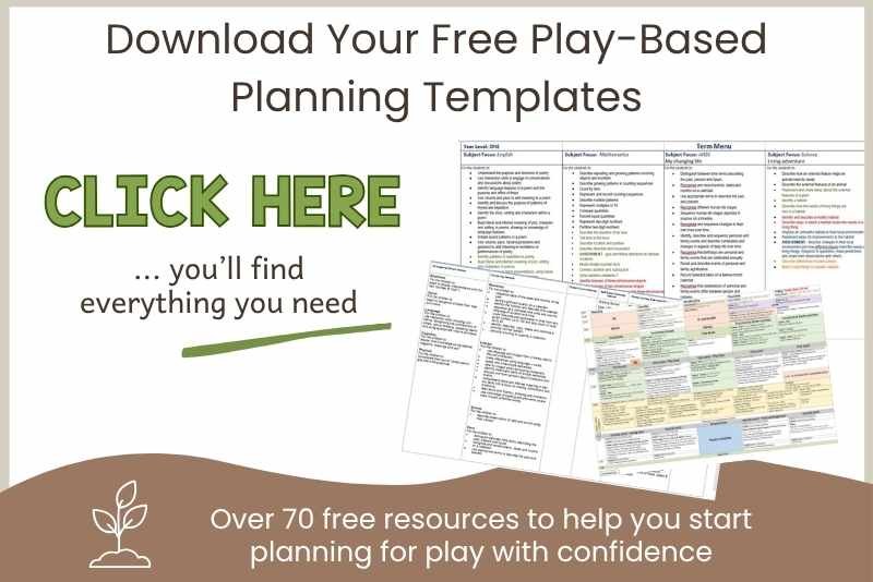 planning for play templates