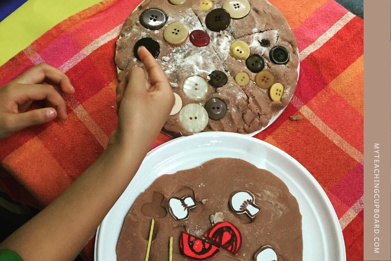 children learning about shapes through hands-on activities