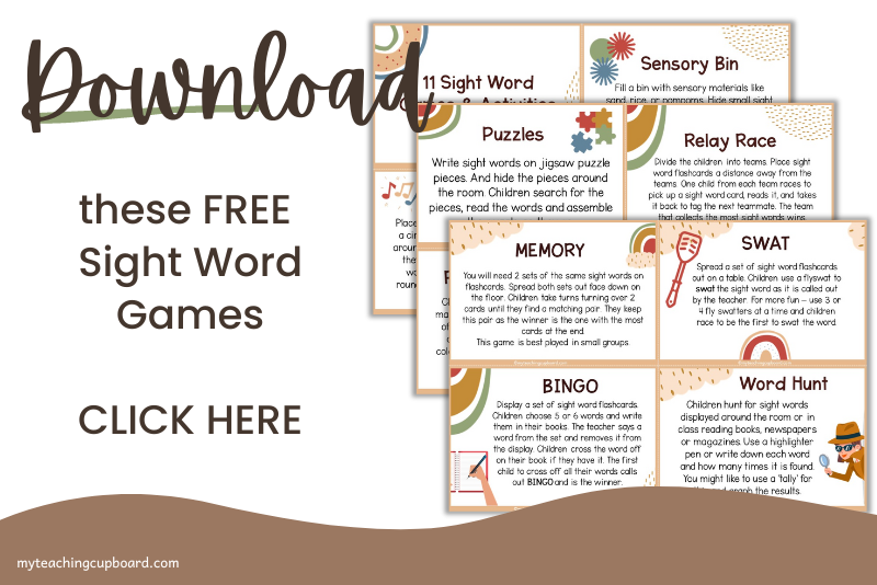 Sentence Cards Cross Content Resource