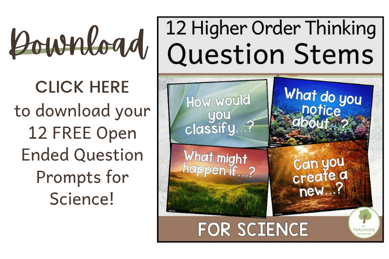 free open ended questios in science